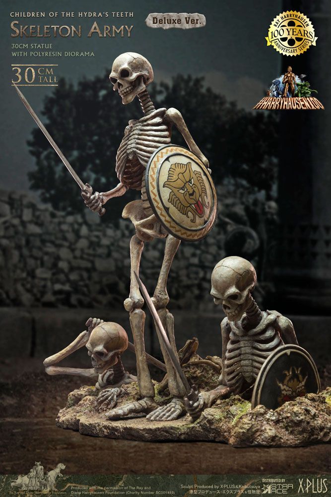 Jason und die Argonauten Gigantic Soft Vinyl Statue Ray Harryhausens Skeleton Army (Children of the Hydra's Teeth) Deluxe Ver. 32 cm Image 3