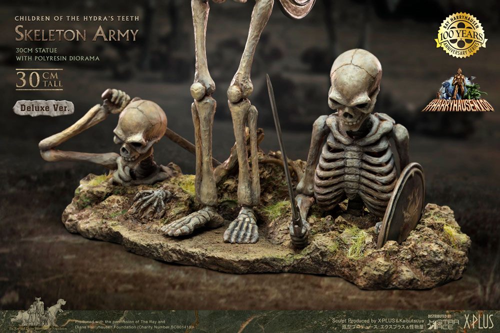 Jason und die Argonauten Gigantic Soft Vinyl Statue Ray Harryhausens Skeleton Army (Children of the Hydra's Teeth) Deluxe Ver. 32 cm Image 4