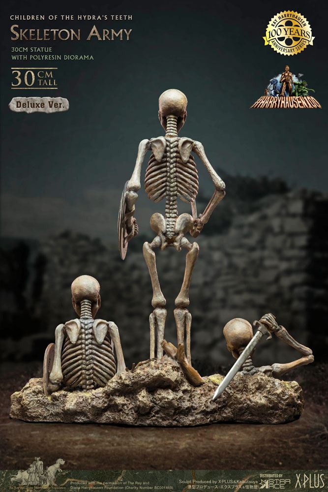 Jason und die Argonauten Gigantic Soft Vinyl Statue Ray Harryhausens Skeleton Army (Children of the Hydra's Teeth) Deluxe Ver. 32 cm Image 5