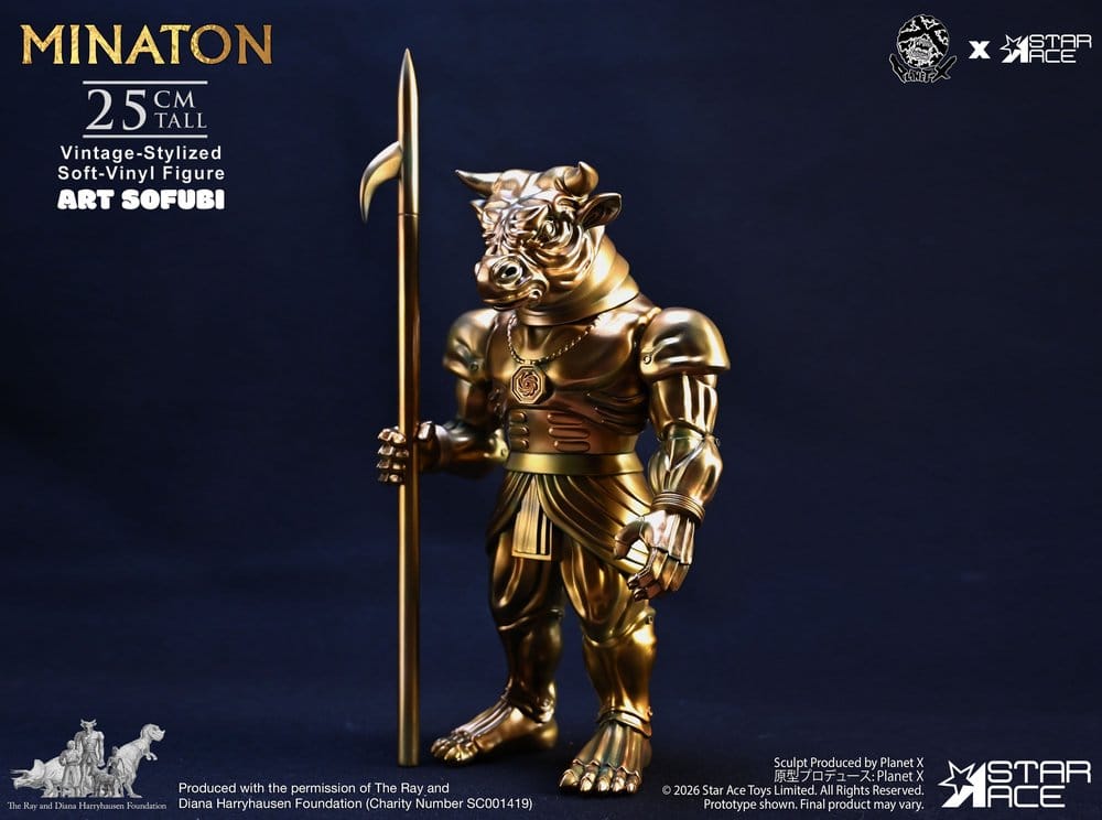 Ray Harryhausen Soft Vinyl Statue Minaton Vintage-Style 25 cm Image 2