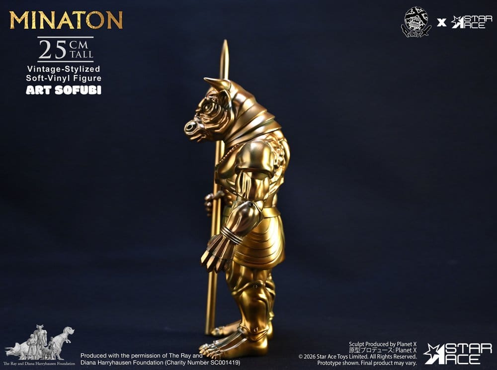 Ray Harryhausen Soft Vinyl Statue Minaton Vintage-Style 25 cm Image 3