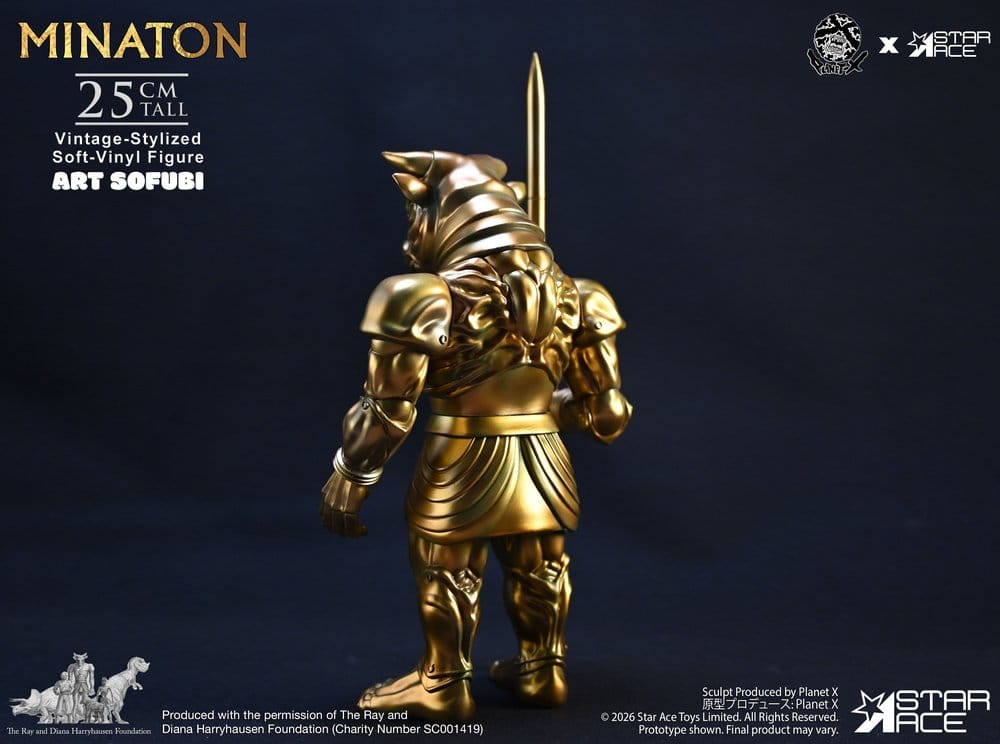 Ray Harryhausen Soft Vinyl Statue Minaton Vintage-Style 25 cm Image 4
