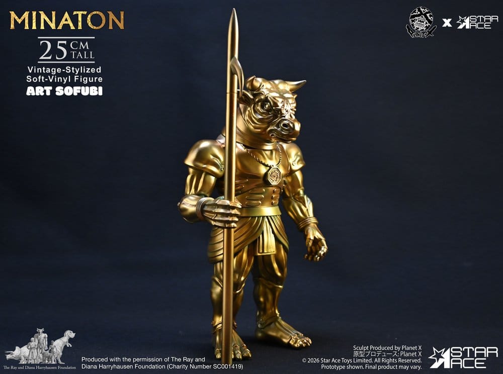 Ray Harryhausen Soft Vinyl Statue Minaton Vintage-Style 25 cm Image 8