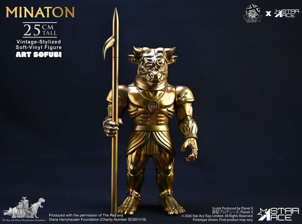 Ray Harryhausen Soft Vinyl Statue Minaton Vintage-Style 25 cm Image 9
