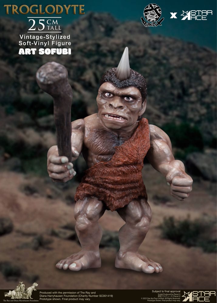 Ray Harryhausen Soft Vinyl Statue Troglodyte (Vintage-Style) 25 cm Image 3