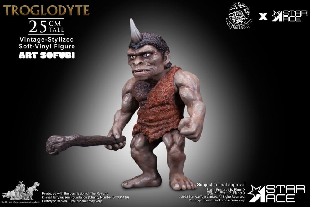 Ray Harryhausen Soft Vinyl Statue Troglodyte (Vintage-Style) 25 cm Image 4
