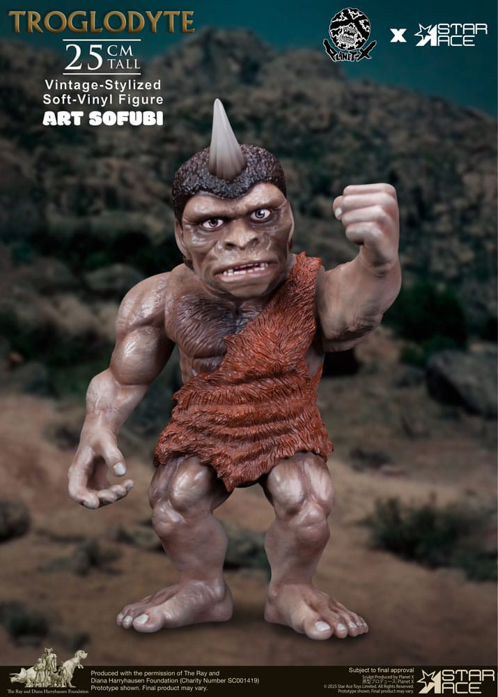 Ray Harryhausen Soft Vinyl Statue Troglodyte (Vintage-Style) 25 cm Image 7
