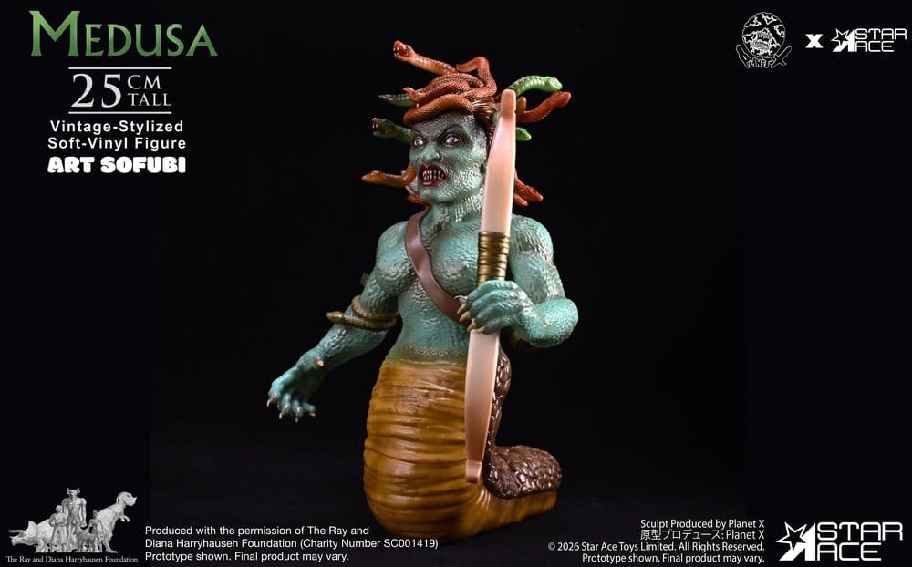Ray Harryhausen Soft Vinyl Statue Medusa (Vintage-Style) 25 cm Image 3