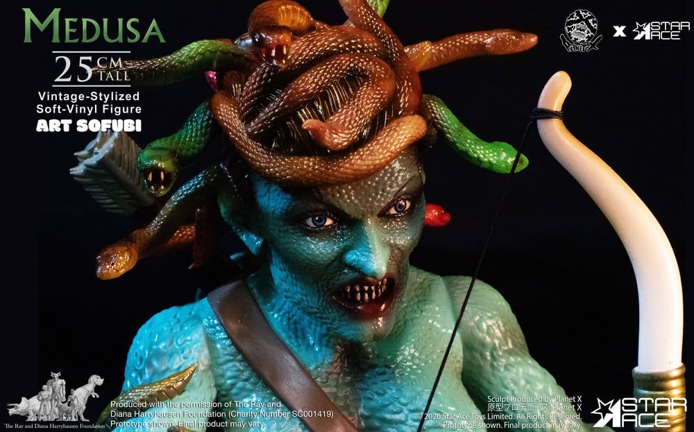 Ray Harryhausen Soft Vinyl Statue Medusa (Vintage-Style) 25 cm Image 7