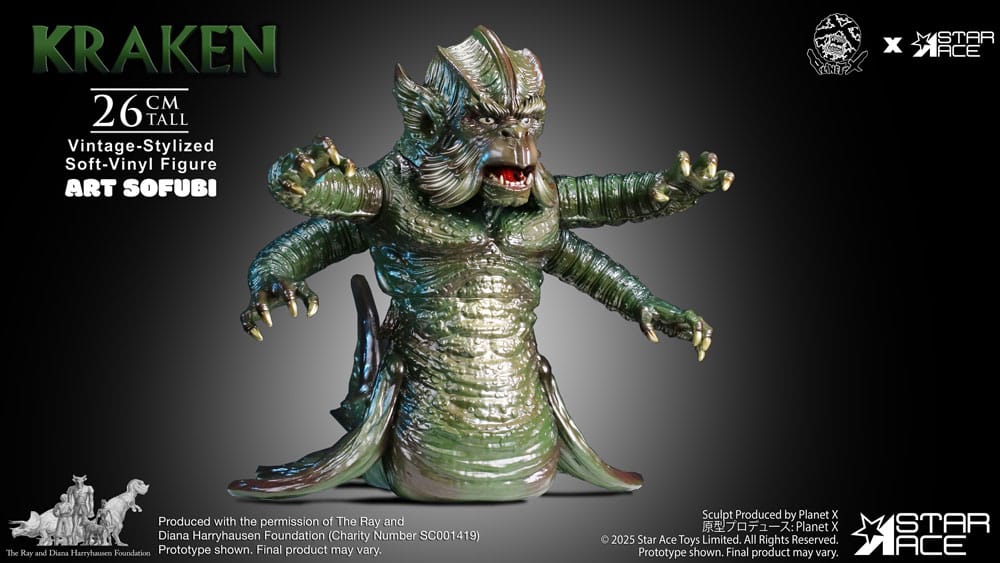 Ray Harryhausens Soft Vinyl Statue The Kraken Vintage Style 25 cm Image 1