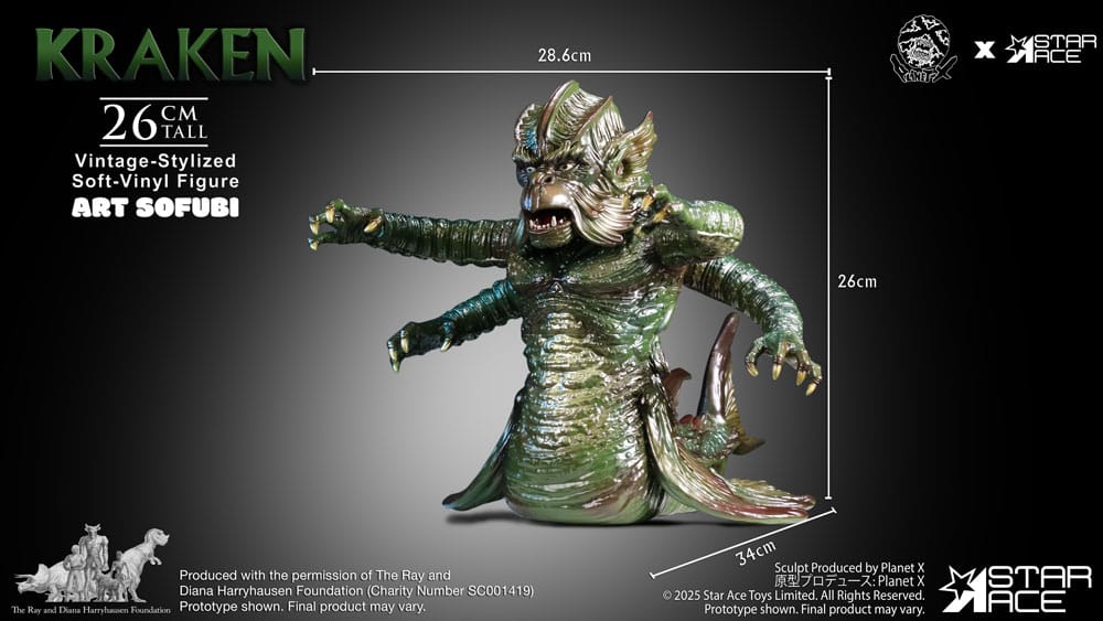 Ray Harryhausens Soft Vinyl Statue The Kraken Vintage Style 25 cm Image 7