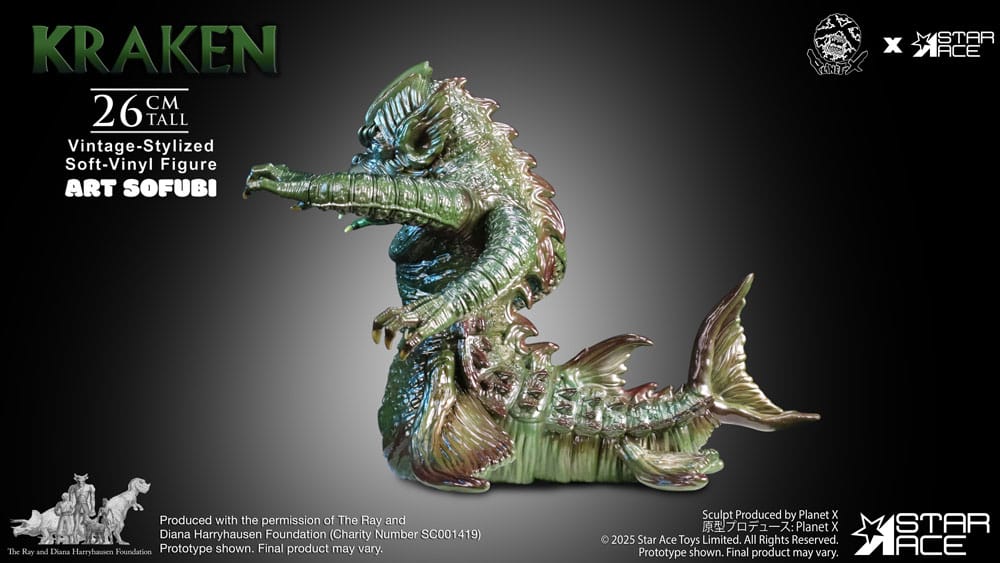 Ray Harryhausens Soft Vinyl Statue The Kraken Vintage Style 25 cm Image 8