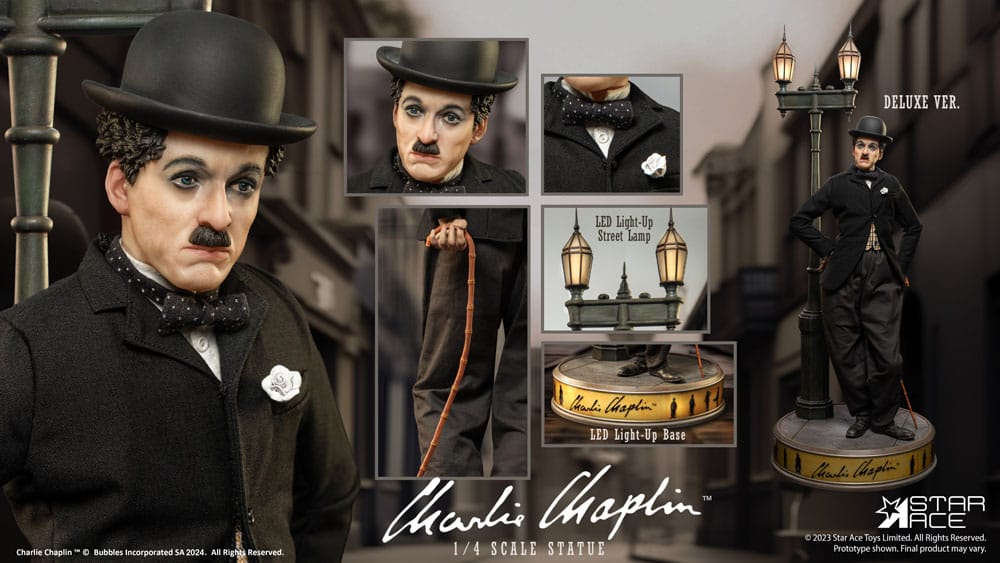 Charlie Chaplin Statue 1/4 Deluxe Version 50 cm Image 2