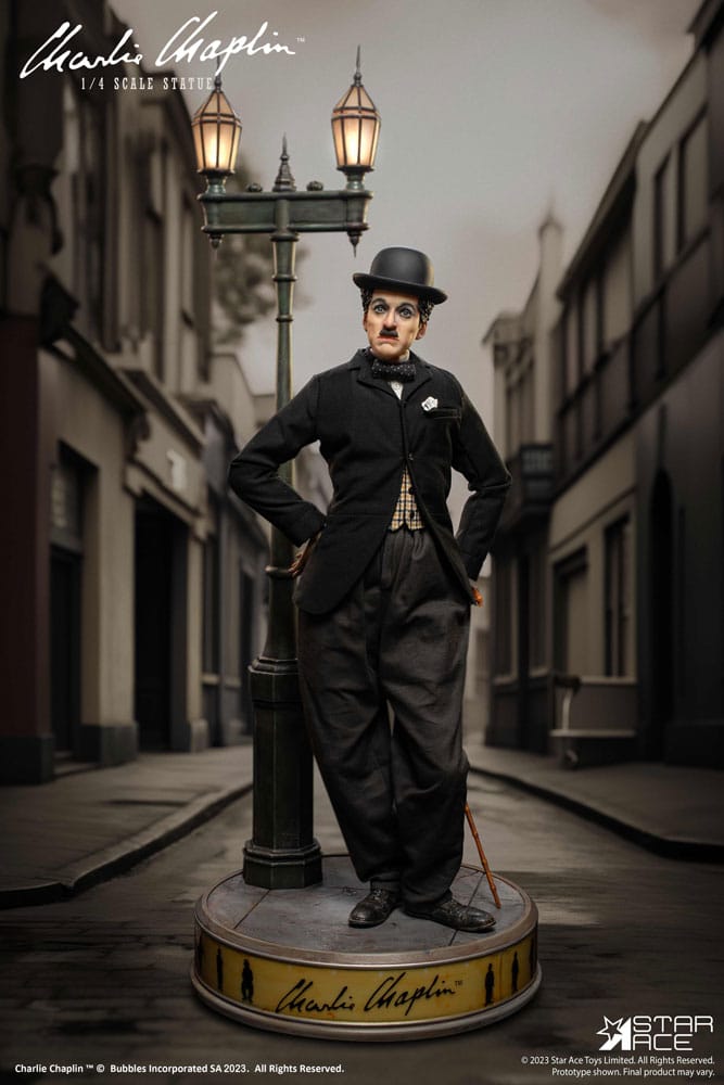 Charlie Chaplin Statue 1/4 Deluxe Version 50 cm Image 1