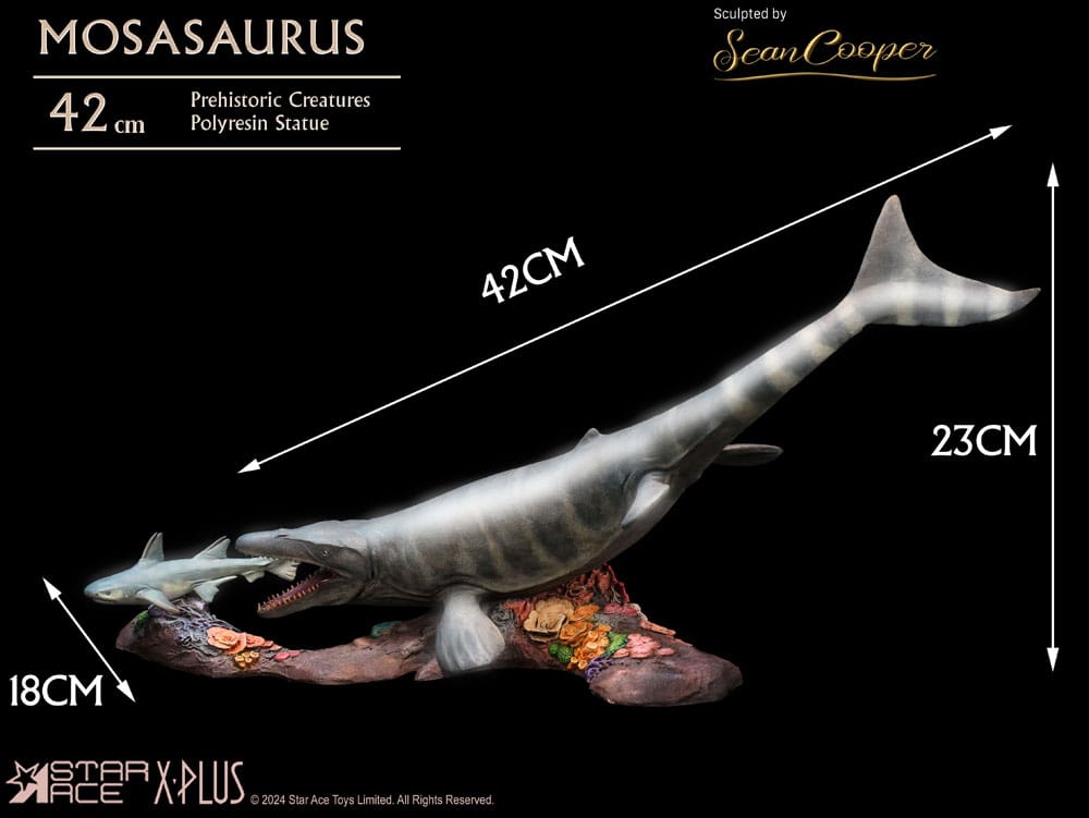 Wonders of the Wild Statue Mosasaurus (DX) 42 cm Image 5
