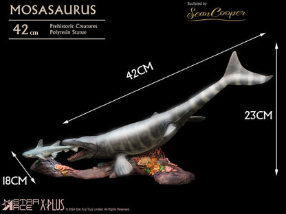 Wonders of the Wild Statue Mosasaurus (DX) 42 cm Image 5