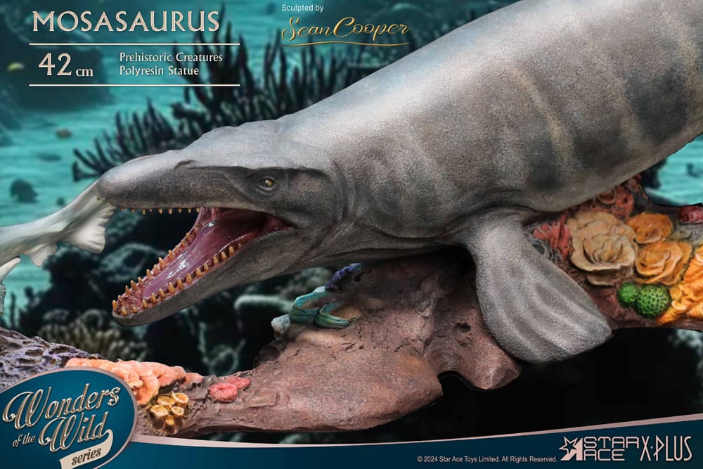 Wonders of the Wild Statue Mosasaurus (DX) 42 cm Image 6