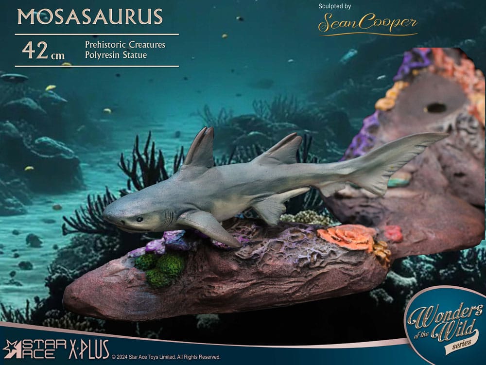Wonders of the Wild Statue Mosasaurus (DX) 42 cm Image 8