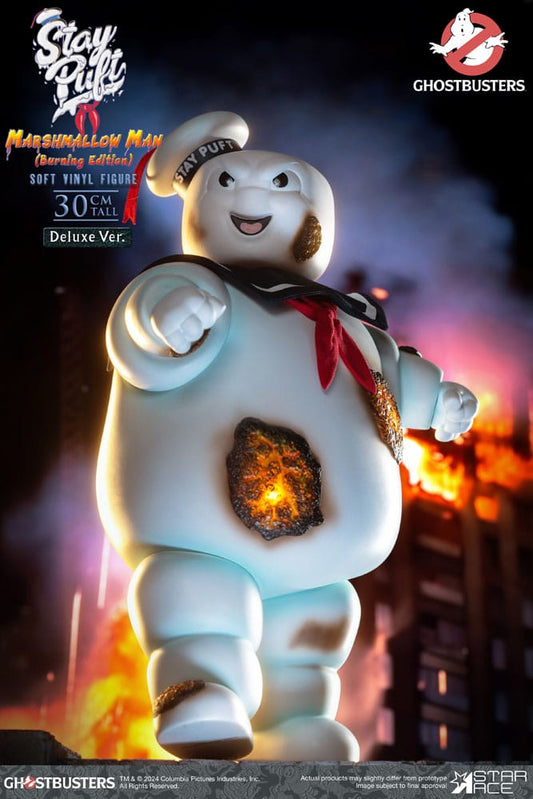 Ghostbusters Soft Vinyl Statue Stay Puft Marshmallow Man Burnign Edition Deluxe Version 30 cm Image 2