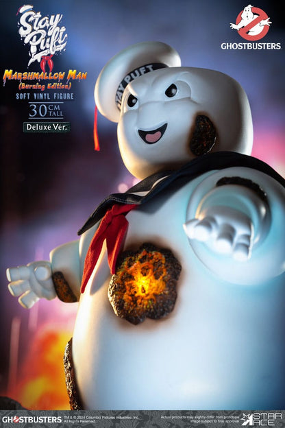 Ghostbusters Soft Vinyl Statue Stay Puft Marshmallow Man Burnign Edition Deluxe Version 30 cm Image 3