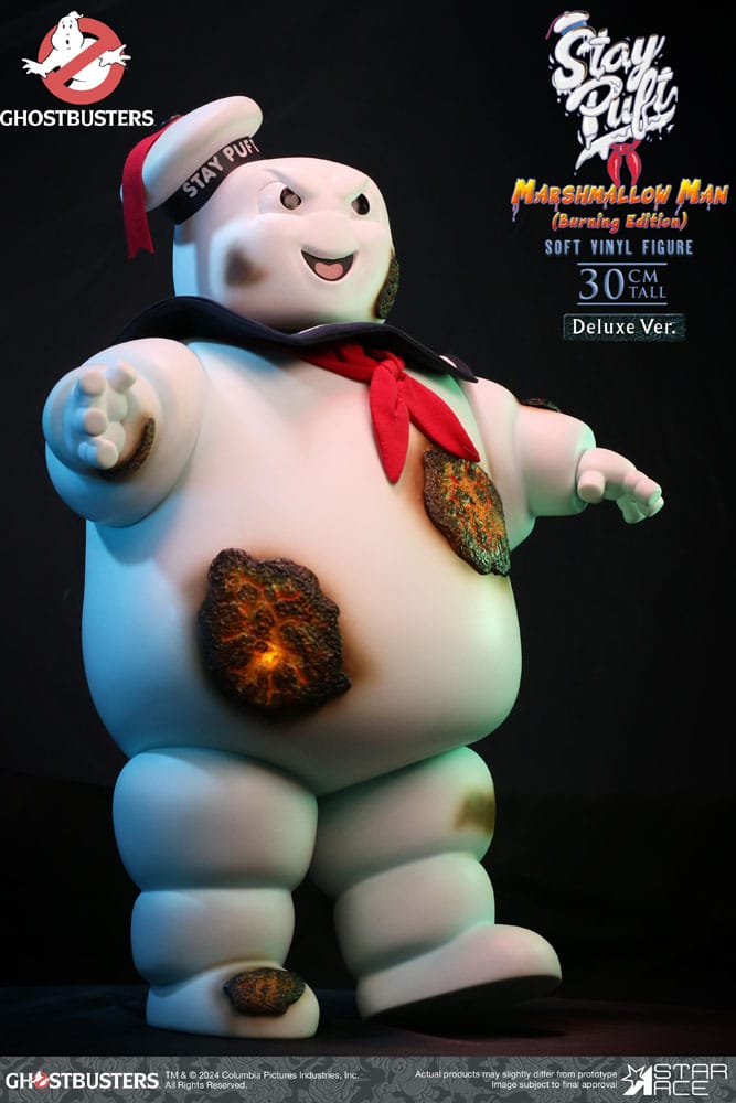 Ghostbusters Soft Vinyl Statue Stay Puft Marshmallow Man Burnign Edition Deluxe Version 30 cm Image 6