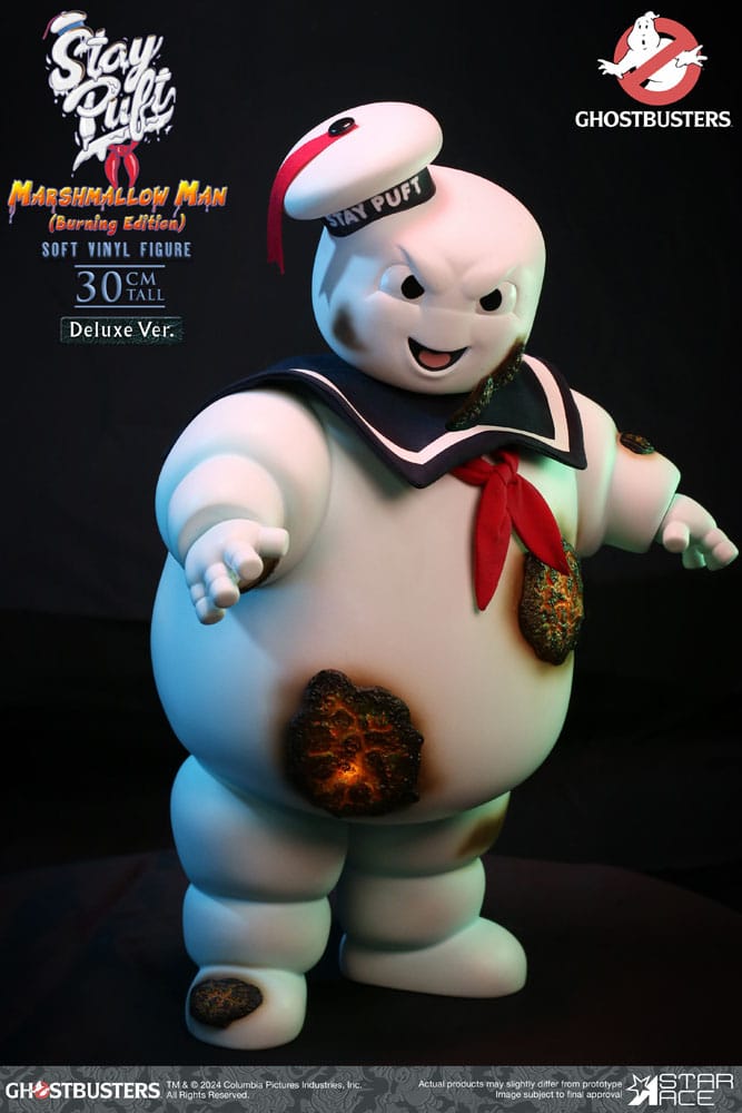 Ghostbusters Soft Vinyl Statue Stay Puft Marshmallow Man Burnign Edition Deluxe Version 30 cm Image 10
