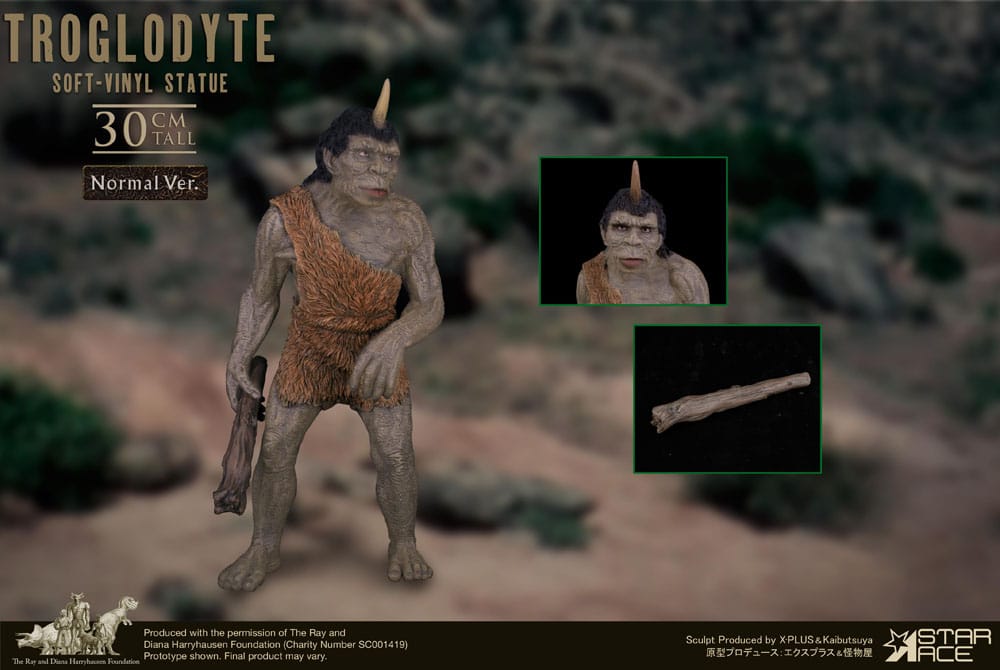 Ray Harryhausens Soft Vinyl Statue Troglodyte Normal Version 30 cm Image 6