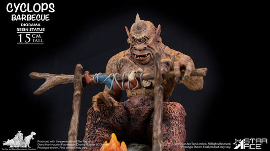 Ray Harryhausen Diorama 1/8 Cyclops Barbecue Scene 17 cm Image 2
