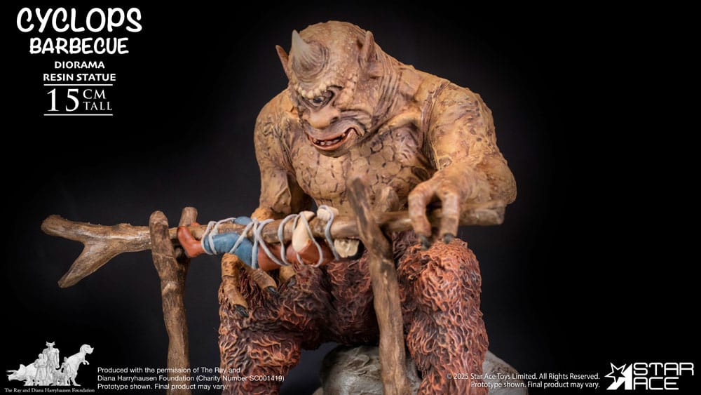 Ray Harryhausen Diorama 1/8 Cyclops Barbecue Scene 17 cm Image 6