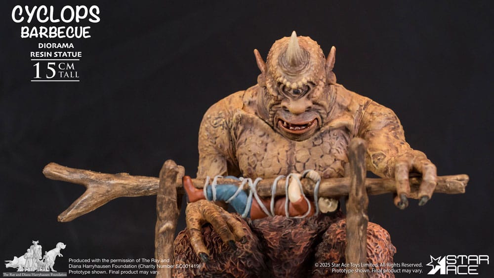 Ray Harryhausen Diorama 1/8 Cyclops Barbecue Scene 17 cm Image 8