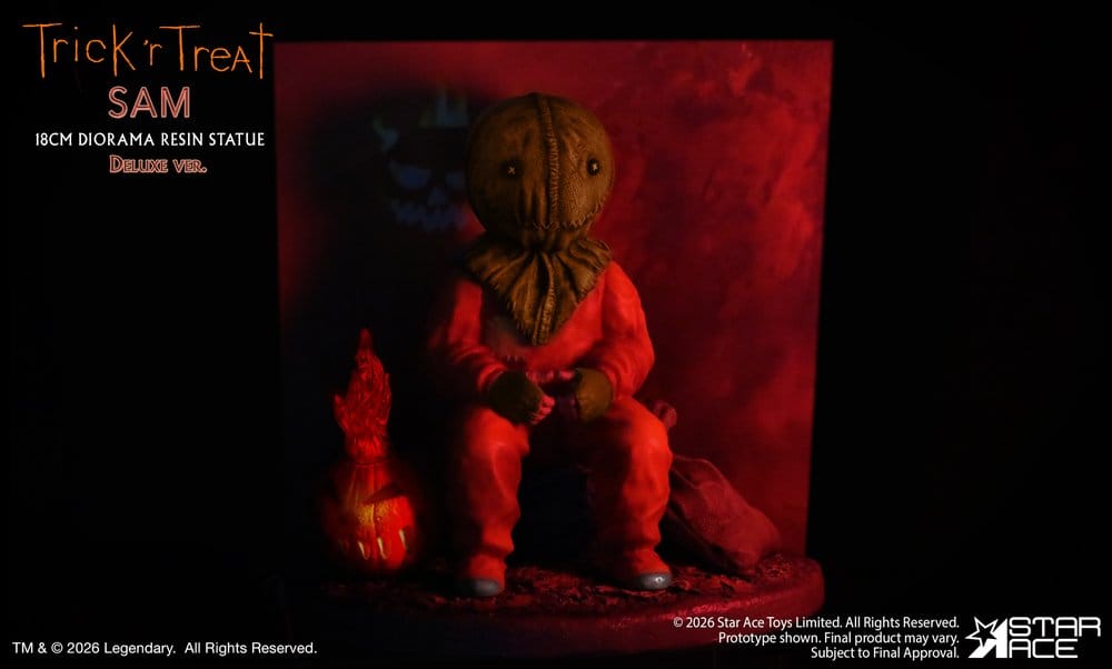 Trick R Treat Diorama Resin Statue Sam DX 18 cm Image 2