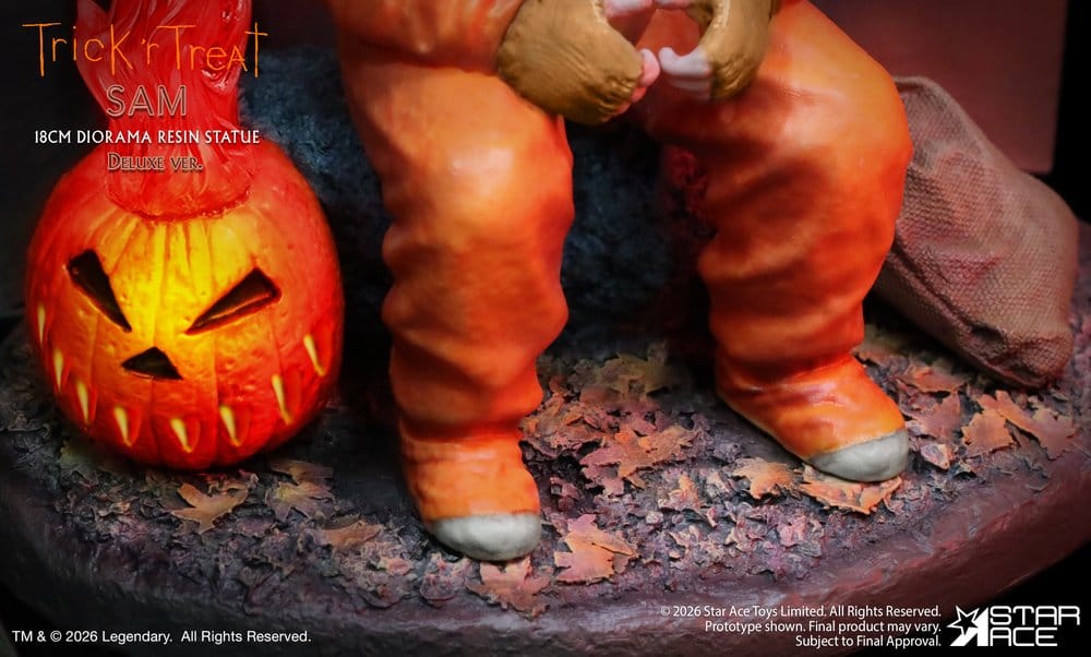 Trick R Treat Diorama Resin Statue Sam DX 18 cm Image 4