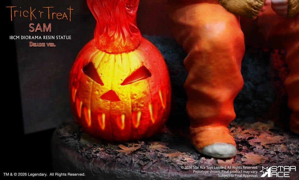 Trick R Treat Diorama Resin Statue Sam DX 18 cm Image 5
