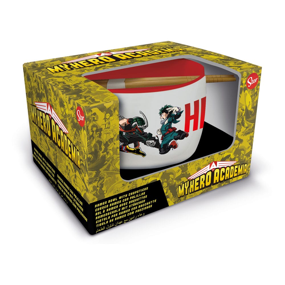 My Hero Academia Ramen-Schüssel mit Stäbchen Jump Image