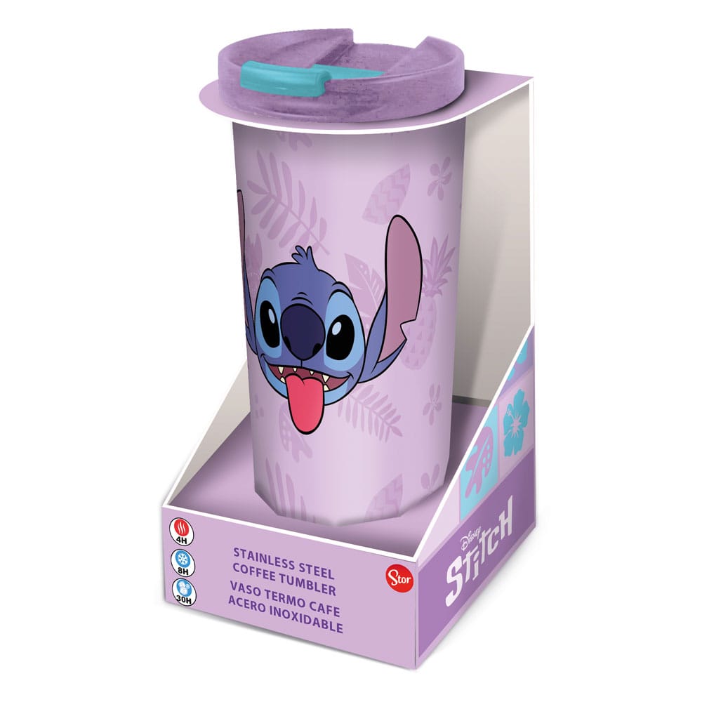 Lilo & Stitch Edelstahl-Reisebecher Stitch Palms Image