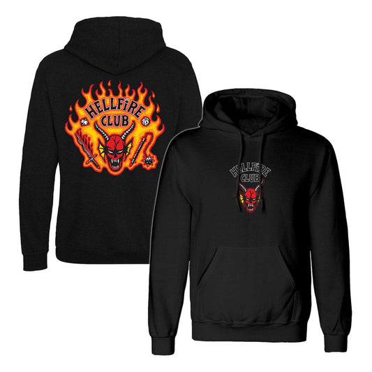 Stranger Things Kapuzenpullover Hellfire Club Flames Größe S Image