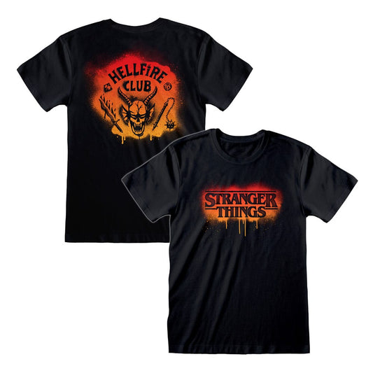Stranger Things T-Shirt Spray Paint Hellfire Größe L Image