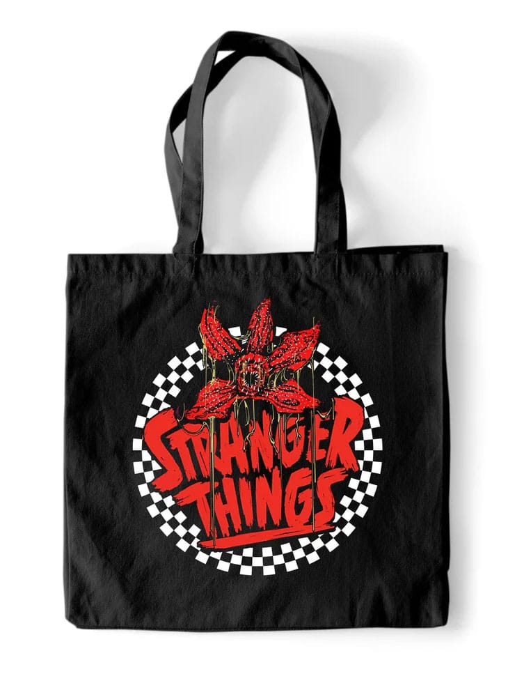 Stranger Things Tragetasche Checkered Circle Image