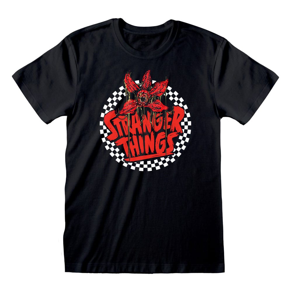 Stranger Things T-Shirt Checkered Circle Größe XL Image