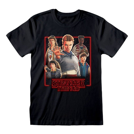 Stranger Things T-Shirt Characters in Glowing Box Größe S Image