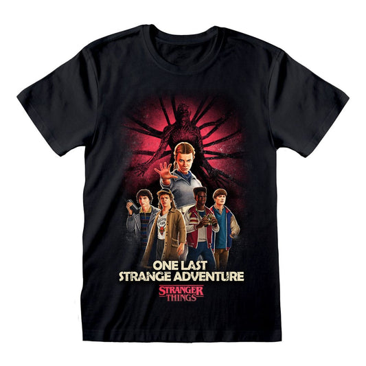 Stranger Things T-Shirt Group Artwork One Last Strange Adventure Colour Größe XL Image