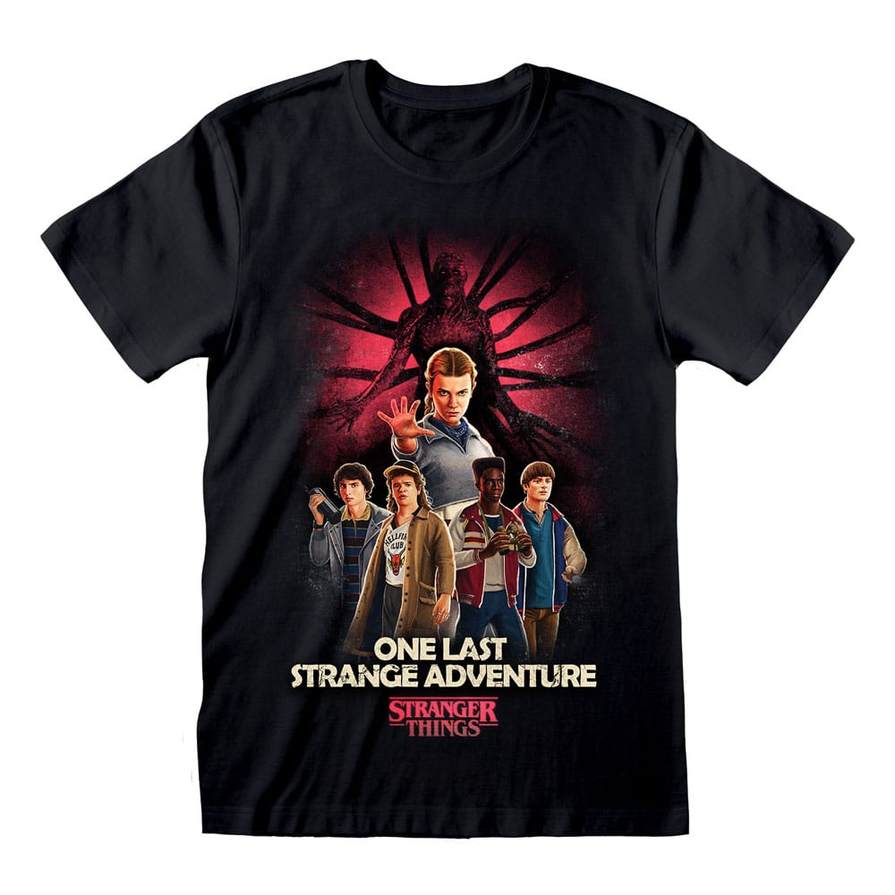 Stranger Things T-Shirt Group Artwork One Last Strange Adventure Colour Größe XL Image