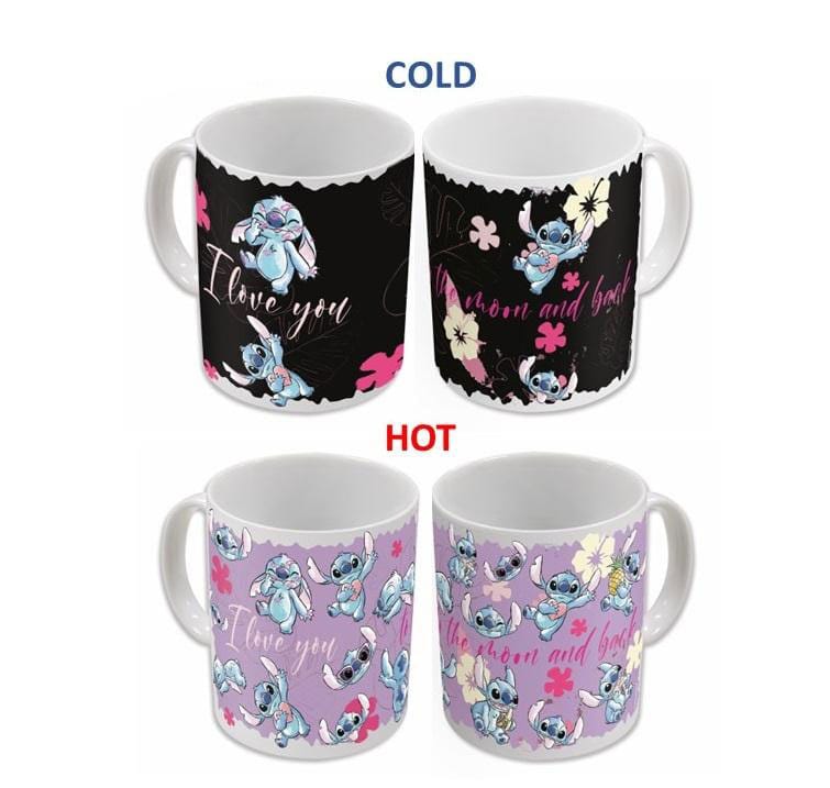 Lilo & Stitch Tasse mit Thermoeffekt Stitch & Angel 325 ml Image 1