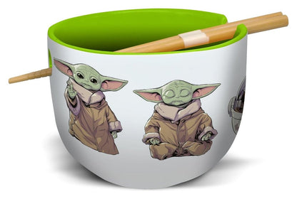 Star Wars: The Mandalorian Ramen-Schüssel mit Stäbchen Grogu Image 1