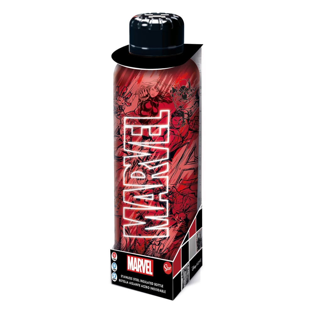 Marvel Edelstahl-Trinkflasche Marvel Pattern Image