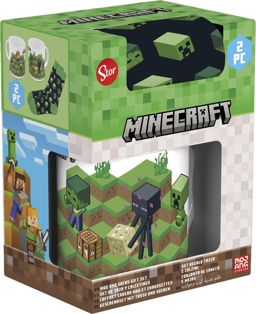 Minecraft Tasse & Socken Set Image 1