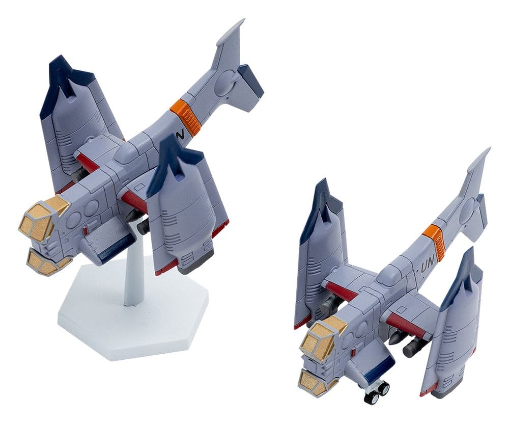 Rebuild of Evangelion SYUTO Tiny Scale Plastic Model Kit UNAF Close Air Support VTOL Aircraft YAGR-3B 5 cm Image 1