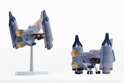 Rebuild of Evangelion SYUTO Tiny Scale Plastic Model Kit UNAF Close Air Support VTOL Aircraft YAGR-3B 5 cm Image 3