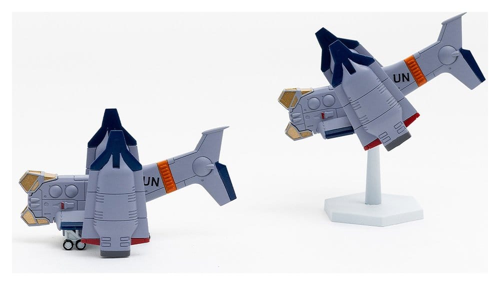 Rebuild of Evangelion SYUTO Tiny Scale Plastic Model Kit UNAF Close Air Support VTOL Aircraft YAGR-3B 5 cm Image 5