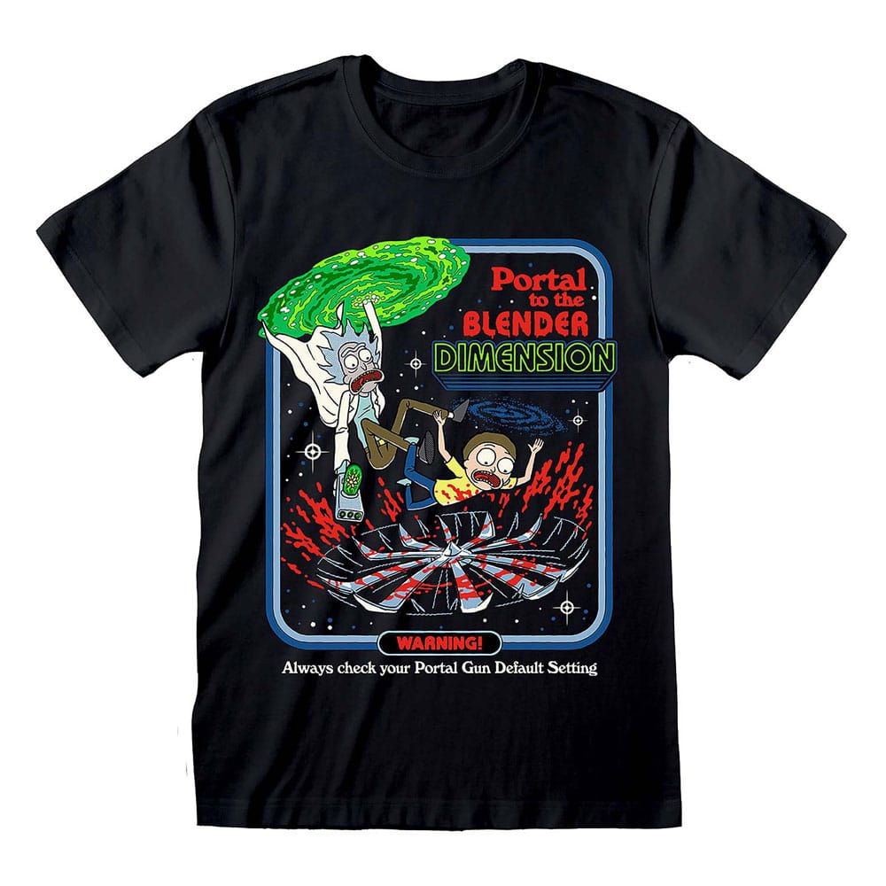 Steven Rhodes T-Shirt Rick and Morty Portal Collab Größe M Image